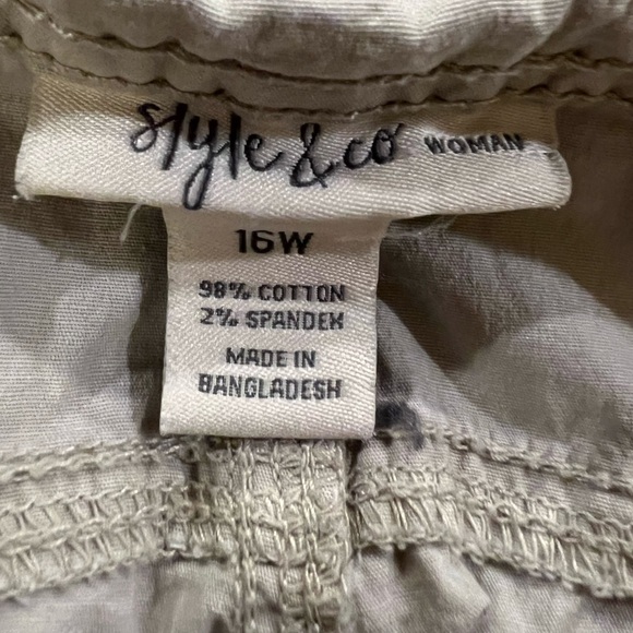 Style & Co. Woman Tan Shorts - Picture 4 of 11